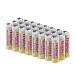 Tenergy Rechargeable 1.2V AA NiCD Battery 1000mAh High Capacity Batteries Flat Top with Tabs for Shavers Trimmers Razors 24 Pack