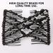 Hair Clip Comb Four Colors Stretchy Comb Clip for Home All Hair Types (Black) - Buy Online on GoSupps.com