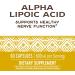 Nature's Way Alpha Lipoic Acid Supports Healthy Nerve Function & Antioxidant Pathways* 600 mg per 3-Capsule Serving 60 Capsules (Packaging May Vary) - Buy Online on GoSupps.com