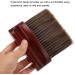 Neck Hair Sweeping Brush Light Weight Beech Handle Barber Neck Duster Brush Flat Compact Dark Brown for Home for Salon - Buy Online on GoSupps.com
