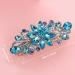 WLLHYF Flower Hair Clip - Vintage Rhinestone Barrette for Women & Girls (Sky Blue) - Buy Online on GoSupps.com