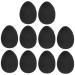 HARFINGTON 5 Pairs Non-Skid Shoe Pads 3.5"x2.6" No Slip Shoe Grip Stick Sole Protector Rubber Cushion Self-Adhesive for Men and Women Black Black 3.5"x2.6"x0.04"