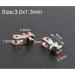 250 Pairs of Acetate Glasses Tooth Hinges - Replacement for Broken Plastic Frame Hinges | 3.0 x 1.3 mm Hinge Repair Parts - International Shipping Available - Buy Online on GoSupps.com