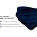 Silkist Unisex Mouth Protection Mask - 100% Silk 3-Layer Adjustable Reusable Breathable - Dark Blue - Buy Online on GoSupps.com