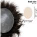 Lordhair Human Hair System for Men Mens Hair System Mens Toupee 0.03mm Thin Skin Hair Replacement System Base Size 8x10 Inch Light Medium Density Hairpiece Dark Light Brown 3# - Buy Online on GoSupps.com