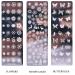 Nail Stamp Template Kit - 5 Pcs Stamping Plates for Nail Art - Flower, Leaf, Butterflies, Snowflake Designs - Manicure Supplies - Buy Online on GoSupps.com