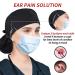 ABAMERICA Personalized Satin Lined Black Scrub Cap with Ponytail Holder - A01-05 - Buy Online on GoSupps.com