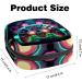 MUOOUM Menstrual Pad Bag - Zippered Storage for Tampons & Feminine Products | Skull Game Controller Design | 4.7x6.6x6.6 in | Perfect for Women & Girls - Buy Online on GoSupps.com