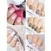EBANKU French Tip Nail Stamp Set - 3PCS Clear Silicone Stamping Kit with 6PCS Replaceable Heads and Scrapers for DIY French Manicure at Home - Buy Online on GoSupps.com