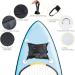 Paddleboard Deck Bag with Waterproof Insert and Zipper Closure - Mesh SUP Storage Pouch with D-Rings for SUP, Surfboard, Kayak, Canoe, Rafting - Buy Online on GoSupps.com