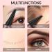 2024 New Eyebrow Pen Waterproof Eyebrow Pencil Brow Pencil with Micro-fork Tip 24 Hours Water-proof & Smudge-proof Natural Fine Stroke (grey) - Buy Online on GoSupps.com
