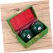 Frcolor Chinese Massage Balls - Marble Baoding Balls for Health & Fitness | Body Massage Therapy & Hand Gymnasium - Buy Online on GoSupps.com