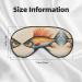 Safflower Flying Fish Print Ultra-Soft Eye Mask | Light-Blocking for Comfort & Restful Sleep International Shipping Available - Buy Online on GoSupps.com