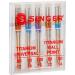 SINGER Universal Regular & Ball Point Titanium Sewing Machine Needles, Sizes 80/12, 90/14, 100/16 - 10 Count Sizes 80/12, 90/14, 100/16 10.0