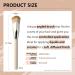 Moguri Multitasking Face Brush Angled Foundation Brush for Liquid Cream Make-Up Contour Blush Bronzer Highlight Make-Up Angled Face Make Up Tool - Buy Online on GoSupps.com