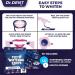 DrDent Premium Teeth Whitening Strips - 20 Sessions Non-Sensitive Formula | Peroxide-Free and Safe for Enamel | Includes Mouth Opener - Buy Online on GoSupps.com
