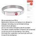 MagVIVACE Women's Medical Alert Bracelet - Personalized Silver Stainless Steel for Diabetes Allergy Epilepsy & Autism | Adjustable & Durable - Buy Online on GoSupps.com