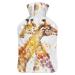 Hot Water Bottle With Lid Giraffe Rubber Hot Water Bag For Pain Relief Cramps Foot Warmer Hot And Cold Therapy