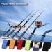 Royouzi 12-Piece Fishing Rod Straps Adjustable Velcro Tapes in 6 Colors for Fishing Rods Badminton Rackets & Golf Clubs | Durable & Secure Climbing Closure - Buy Online on GoSupps.com