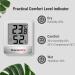 ThermoPro TP49 Digital Mini Thermo-Hygrometer | Accurate Indoor Temperature & Humidity Monitor | Ideal for Greenhouses & Living Rooms | Smiley Indicator | White - Buy Online on GoSupps.com