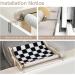 Cat Window Perch - Sturdy Plush Hammock Bed for Indoor Cats | No Drilling or Suction Cups | Durable Space-Saving Window Seat with Chessboard Pattern - Buy Online on GoSupps.com