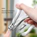 Nailclipper Premium Stainless Steel Nail Clippers Set for Both Hands and Feet - Effortless Nail Cutters with Nail File Ideal for Men Women and Babies - Buy Online on GoSupps.com