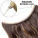 20 Synthetic Hair Heat Resistant Wig - Wavy Dark Brown Fishing Line Extension - Secret Stealth Style - Buy Online on GoSupps.com