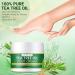 Tea Tree Oil Foot Cream for Cracked Rough Dead & Dry Skin Intensive Moisturizes & Softens Skin With Aloe Vera Cracked Heel Feet Foot Balm Skin Care Moisturizing Lotion for Men and Women - Buy Online on GoSupps.com