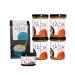 Tada Tantan Ramen Set Hot Hot with a sharp seasoning paste - 4x 350ml of pleasant -sharp ramen broth - incl. 250g ramen noodles & 150g spice up wort paste with spice up wort paste