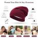 Satin Lined Sleep Cap Set for Women - Wine Red/Black/Navy Blue/Gray - Buy Online on GoSupps.com