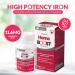 Hemeboost 11.6mg (232mg Heme Iron) 60 Tablets - High Potency Natural Iron Supplement for Adults & Pregnancy - Gentle on Stomach with High Absorption - Buy Online on GoSupps.com