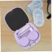 Healeved Contact Lens Container Travel Case | Durable Lens Storage Box for Outdoor Use | 7.00x6.80x2.50cm - Buy Online on GoSupps.com