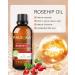 Premium Rosehip Oil - 100% Pure Rosehip Seed Oil for Skin Hair & Nails | International Shipping - Buy Online on GoSupps.com