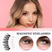 Emalla Magnetic Eyelashes Kit with Eyeliner Tweezers - 7 Pairs of Reusable Natural Looking Lashes - Strong Magnetic False Lashes Kit - Buy Online on GoSupps.com