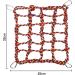 Bohue 2Pcs Colorful Woven Climbing Net Pet Hammock Netting Toy Hanging Hammock Net with 4 Hooks Small Animal Supplies Rope Ladder for Parrot Bird Hamster Squirrel - Buy Online on GoSupps.com