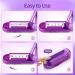 DUBSTAR Pill Cutter Splitter - Adjustable Safe & Efficient for Small & Large Pills - Purple Multi Tablet Cutter with Blade Guard & Centering Device - Buy Online on GoSupps.com