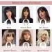 Silk-co Bangs Clip in Hair Extensions #60 Platinum Blonde One Piece Fringe Thin Front Bangs Clip on Real Remy Human Hair Wispy Bang #60 Platinum Blonde - Buy Online on GoSupps.com