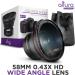 58MM 0.43x Altura Photo Wide Angle Lens w/Macro for Canon EOS DSLR Cameras - Buy Online on GoSupps.com