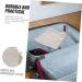 WOONEKY Hair Dryer Storage Bag Canvas Hair Dryer Organizer Bags for Travel Curling Iron Fabric Miss Modeling 33x30cm Light Grey - Buy Online on GoSupps.com