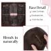 S-Noilite 18 Inch Hair Topper for Thinning Hair - Big Base Women's Hair Loss Extensions - Clip in Fringe Pieces 8B - Buy Online on GoSupps.com