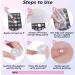 French Nails Stamp Set | Nail Design Kit with Scraper 2 Nail Stamps & 4 Transparent Silicone Gel Stamps - International Shipping Available - Buy Online on GoSupps.com
