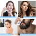 Gbbazu Microneedling Derma Stamp Adjustable 0-3.0mm 140 Titanium Needles Professional Microneedle Dermapen for Hair Beard Growth Facial Care Body Derma Microneedle Pen For Men and Women - Buy Online on GoSupps.com