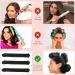 3 Pcs Heatless Curls Heatless Blowout Heatless Curlers Headband for Women Girls Overnight Curls Heatless Curlers Bun for Long & Medium Hair Sleep (Black)  - Buy Online on GoSupps.com