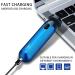 Mini Electric Razor for Men - Portable USB Rechargeable Shaver Waterproof Wet&Dry Beard Trimmer Compact Travel-Friendly Design (Blue - Buy Online on GoSupps.com