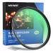 NEEWER 43mm Black Diffusion 1/8 Filter Mist Dreamy Cinematic Effect Filter Ultra Slim Water Repellent Scratch Resistant HD Optical Glass, 30 Layers Nano Coatings for Video/Vlog/Portrait Photography