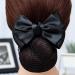 2 Pieces Hair Bowknot Bun Covers | Elastic Mesh Hair Caps for Nurses & Flight Attendants - Shop Internationally! - Buy Online on GoSupps.com