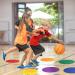 60 Pcs 9-inch Non-Slip Poly Vinyl Spot Markers for Soccer, Football, Basketball - Agility Training Cones for Gym, Dance, Classroom Org - Buy Online on GoSupps.com