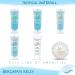 Bergman Kelly Round Hotel Soap Bars Shampoo & Conditioner 3-Piece Set - Tropical Waterfall | Bulk Travel Size Toiletries 150pc Set - Buy Online on GoSupps.com