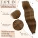 Hetto Real Hair Tape Extensions Balayage - Remy Smooth #6/8/14 - 60cm 50g for Effortless Volume & Style - Buy Online on GoSupps.com