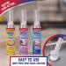 Sani Sticks SANI 360 Garbage Disposal Cleaner Kit - Lemon Scent, 10 oz Foam Bottle with Brush and Tray - 8 to 10 Uses - Buy Online on GoSupps.com